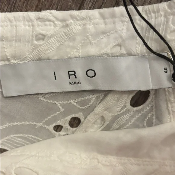 IRO Miraya Embroidered Eyelet Top - Picture 4 of 7